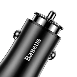 Автозарядка Baseus Gentleman Series Dual USB Black - Фото 6