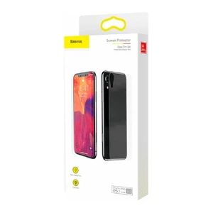 Переднє + заднє захисне скло Baseus Glass Film Set Transparent для iPhone XR - Фото 4