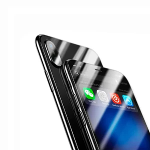 Переднее + заднее защитное стекло Baseus Glass Film Set Transparent для iPhone XS Max - Фото 4