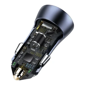 Автомобильное зарядное устройство Baseus Golden Contactor Pro 40W 2xUSB - Фото 4