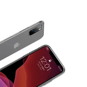 Чохол Baseus Jelly Liquid Silica Gel Transparent Black для iPhone 11 Pro Max - Фото 3