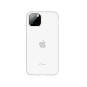 Чехол Baseus Jelly Liquid Silica Gel Transparent White для iPhone 11 Pro - Фото 2