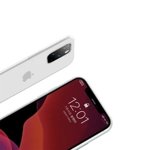 Чехол Baseus Jelly Liquid Silica Gel Transparent White для iPhone 11 Pro Max - Фото 3