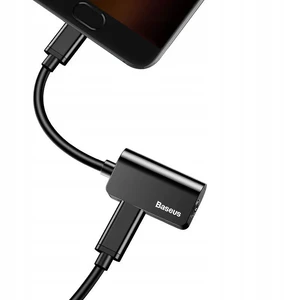 Перехідник Baseus L40 Black USB Type-C to USB Type-C | AUX 3.5mm - Фото 5