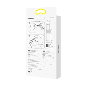 Защитное стекло на камеру Baseus Lens Tempered Glass 0.2 mm Transparent для Huawei Mate 20 Pro - Фото 6