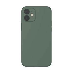 Силіконовий чохол Baseus Liquid Silica Gel Protective Case Green для iPhone 12 - Фото 2