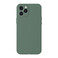 Силиконовый чехол Baseus Liquid Silica Gel Protective Case Green для iPhone 12 Pro Max - Фото 2