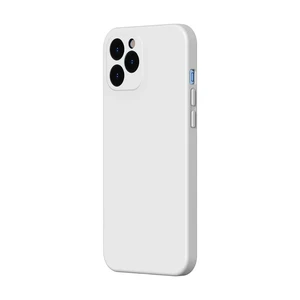 Силиконовый чехол Baseus Liquid Silica Gel Protective Case White для iPhone 12 Pro Max WIAPIPH67N-YT02 - Фото 1