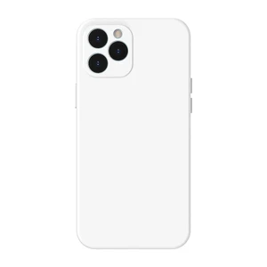Силиконовый чехол Baseus Liquid Silica Gel Protective Case White для iPhone 12 Pro Max - Фото 2