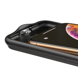 Чехол-аккумулятор Baseus Liquid Silicone Smart Power Black для iPhone X | XS - Фото 3