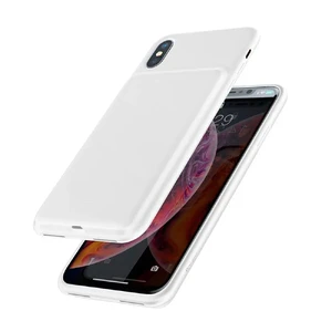 Чохол-акумулятор Baseus Liquid Silicone Smart Power White для iPhone X | XS ACAPIPH58-ABJ02 - Фото 1