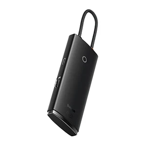 Хаб (адаптер) Baseus Lite Series 5-in-1 HUB USB-C to USB 3.0+HDMI Black - Фото 2