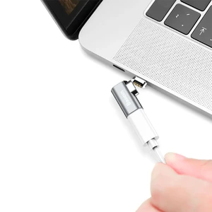 Магнитный переходник USB Type-C Baseus Mini Magnetic Elbow - Фото 3