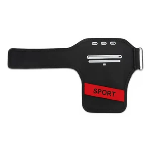 Спортивный чехол Baseus Move Armband Black | Red для iPhone | смартфонов до 5.8" - Фото 2