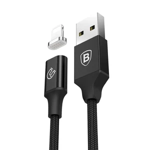 Магнітний кабель Baseus New Insnap Series Black Lightning to USB 1.2m - Фото 3