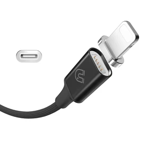 Магнітний кабель Baseus New Insnap Series Black Lightning to USB 1.2m - Фото 5