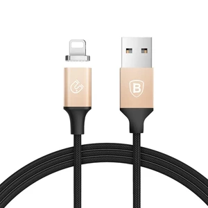 Магнітний кабель Baseus New Insnap Series Gold Lightning to USB 1.2m - Фото 2