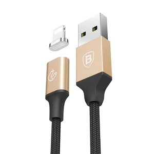 Магнітний кабель Baseus New Insnap Series Gold Lightning to USB 1.2m - Фото 3