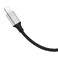 Магнитный кабель Baseus New Insnap Series Silver Lightning to USB 1.2m - Фото 4