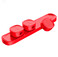 Магнитный держатель для кабелей Baseus Peas Cable Clip Red - Фото 4