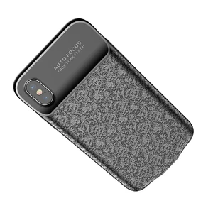 Чехол-аккумулятор Baseus Plaid Backpack 3500mAh Black для iPhone X | XS - Фото 2