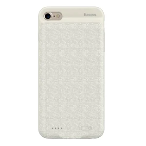 Чехол-аккумулятор Baseus Plaid Backpack 2500mAh Beige для iPhone SE 3 | SE 2 | 8 | 7  - Фото 1
