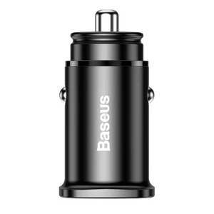 Автозарядка Baseus PPS USB Type-C PD + USB 3.0 Black 30W CCALL-YS01 - Фото 1