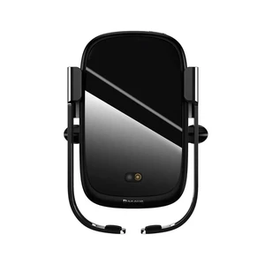 Автотримач з бездротовою зарядкою Baseus Rock-Solid Car Holder Black - Фото 2