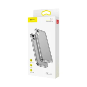 Протиударний чохол Baseus Safety Airbags Transparent Black для iPhone XS Max - Фото 6