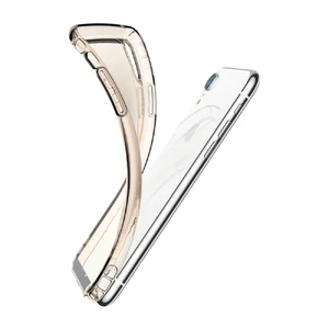 Противоударный чехол Baseus Safety Airbags Transparent Gold для iPhone XR - Фото 3
