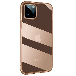 Протиударний чохол Baseus Safety Airbags Transparent Gold для iPhone 11 Pro - Фото 2