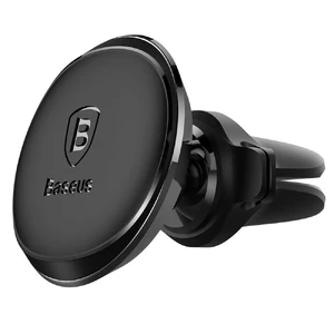 Магнітний автотримач Baseus Magnetic Air Vent Car Mount Holder Black SUGX-A01 - Фото 1