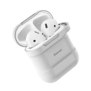 Силіконовий чохол з шнурком Baseus Silicone Case Gray для Apple AirPods - Фото 4