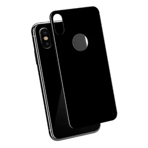 Захисне скло на задню панель Baseus 3D Silk-Screen Back Glass 0.3mm Black для iPhone X | XS - Фото 2