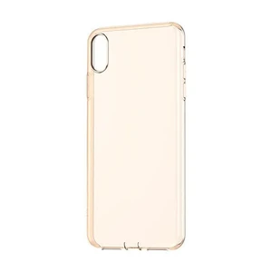 Чехол Baseus Simplicity Series Transparent Gold для iPhone X | XS ARAPIPH58-B0V - Фото 1