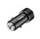 Автозарядка Baseus Small Screw Dual USB Black с кабелем Lightning to USB - Фото 2