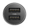 Автозарядка Baseus Small Screw Dual USB Black с кабелем Lightning to USB - Фото 3