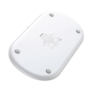 Беспроводная зарядка Baseus Smart 3-in-1 White 18W - Фото 4
