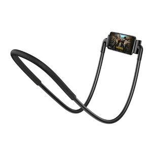 Держатель для телефона Baseus New Neck-Mounted Lazy Black - Фото 3