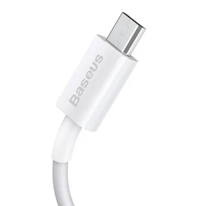 Зарядный кабель Baseus Superior Series Fast Charging Cable Micro USB White (1m) - Фото 6