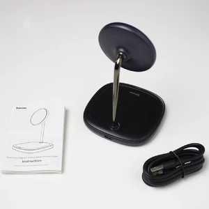 Док-станція Baseus Swan Magnetic Desktop MagSafe 15W Black для iPhone 14 | 13 | 12 - Фото 5