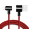 Магнитный кабель Baseus T-Type 2-in-1 Red Lightning/Micro USB to USB - Фото 2
