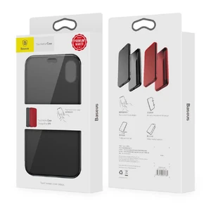 Чохол-книжка Baseus Touchable Case Red для iPhone X | XS - Фото 5