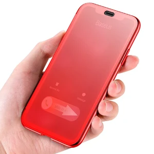 Чохол-книжка Baseus Touchable Case Red для iPhone X | XS - Фото 3