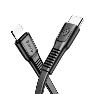 Кабель Baseus Tough Series Type-C to Lightning Black 1m CAZYSC-A01 - Фото 1