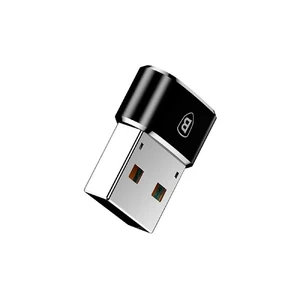 Переходник Baseus Mini USB to USB Type-C Black - Фото 5