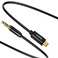 Кабель Baseus Yiven M01 USB-C to Mini-Jack 3.5mm Black 1.2m - Фото 3