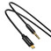 Кабель Baseus Yiven M01 USB-C to Mini-Jack 3.5mm Black 1.2m - Фото 2