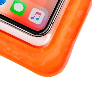 Универсальный водонепроницаемый чехол Baseus Waterproof Bag Orange для смартфонов до 6" - Фото 5