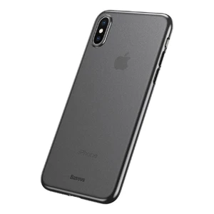 Ультратонкий чохол Baseus Wing Case Transparent Black для iPhone X | XS WIAPIPHX-01 - Фото 1